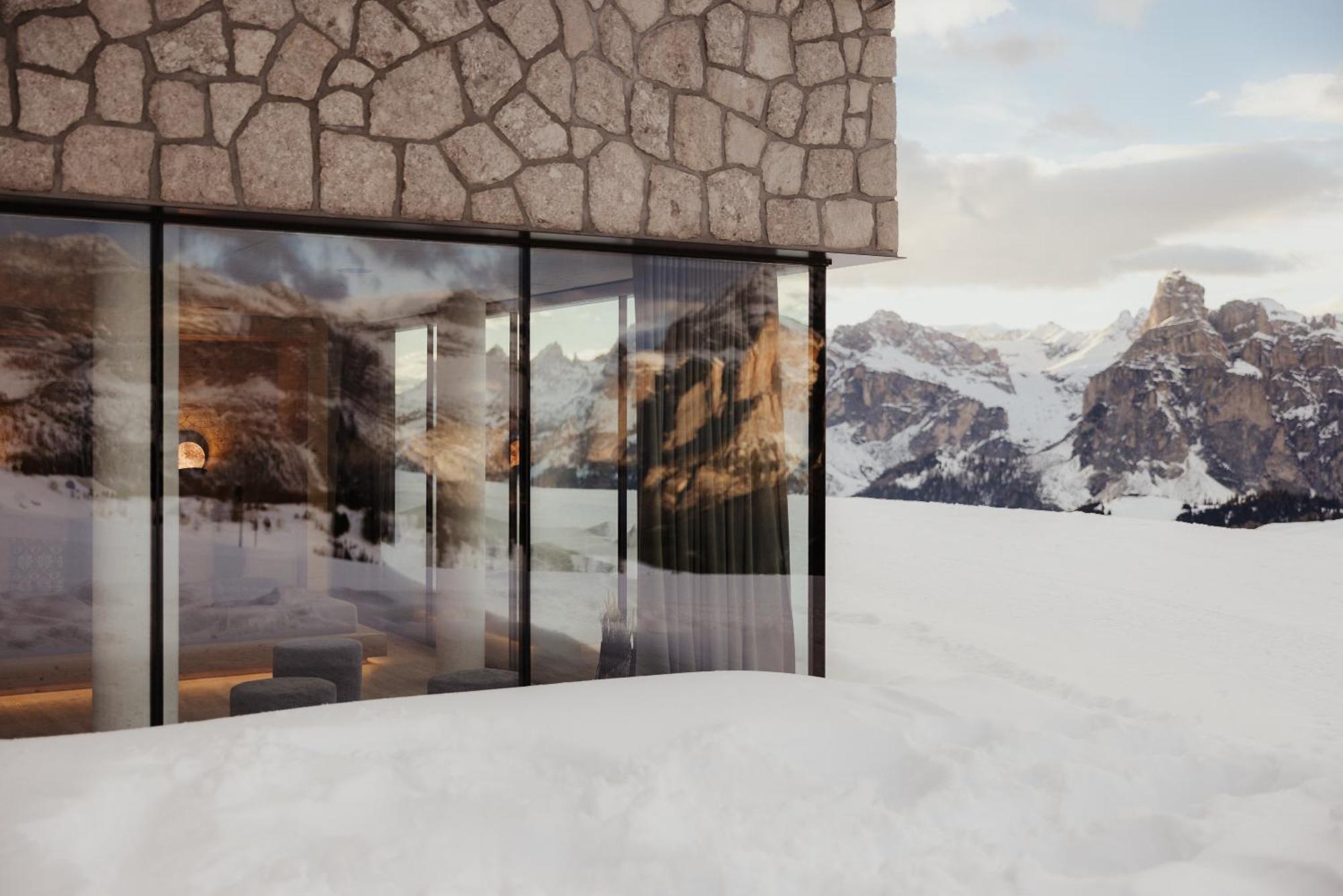 Vila Rifugio Alpino Pralongia Corvara Exteriér fotografie